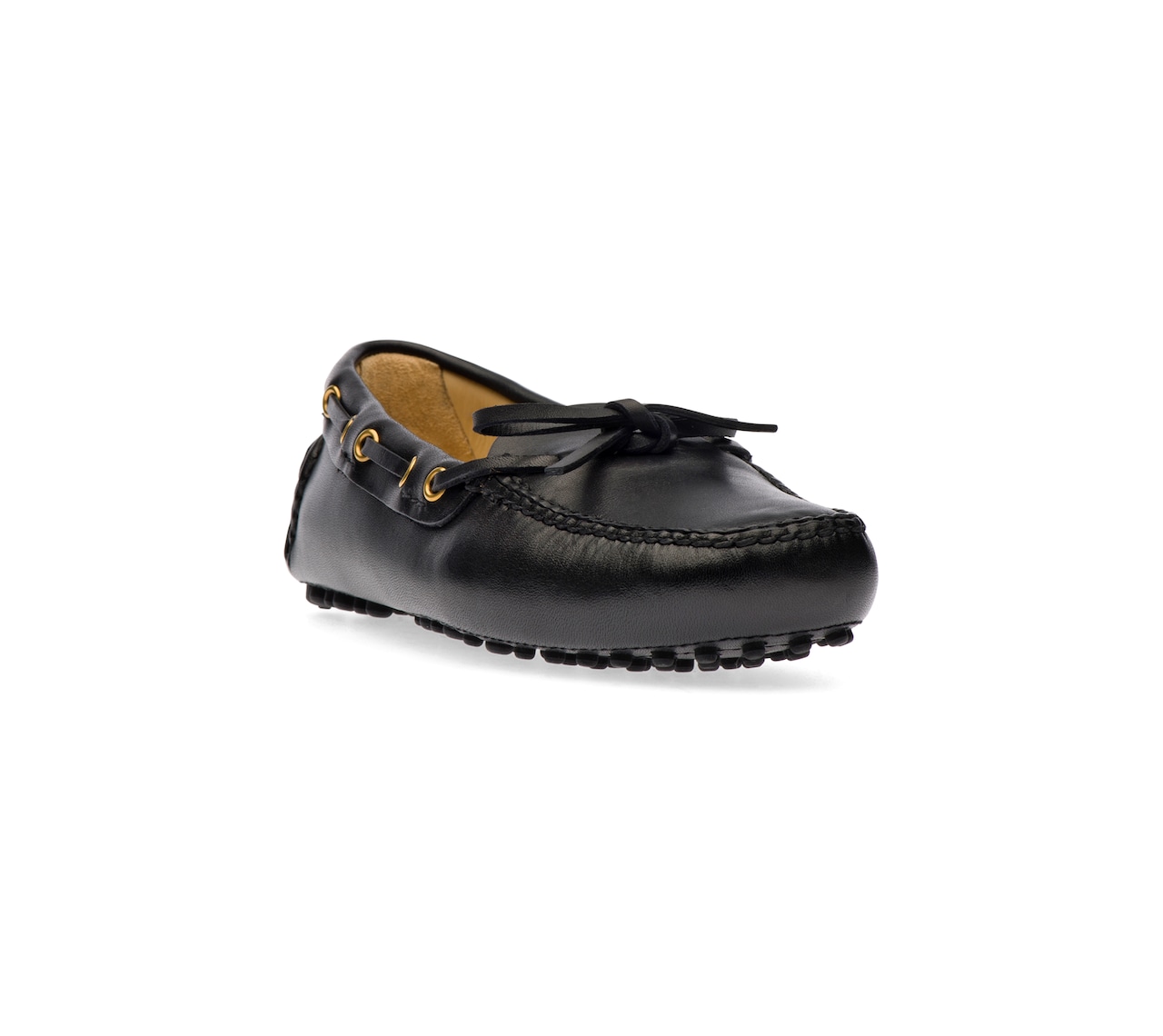 PLAIN CALF DRIVING SHOES BLACK