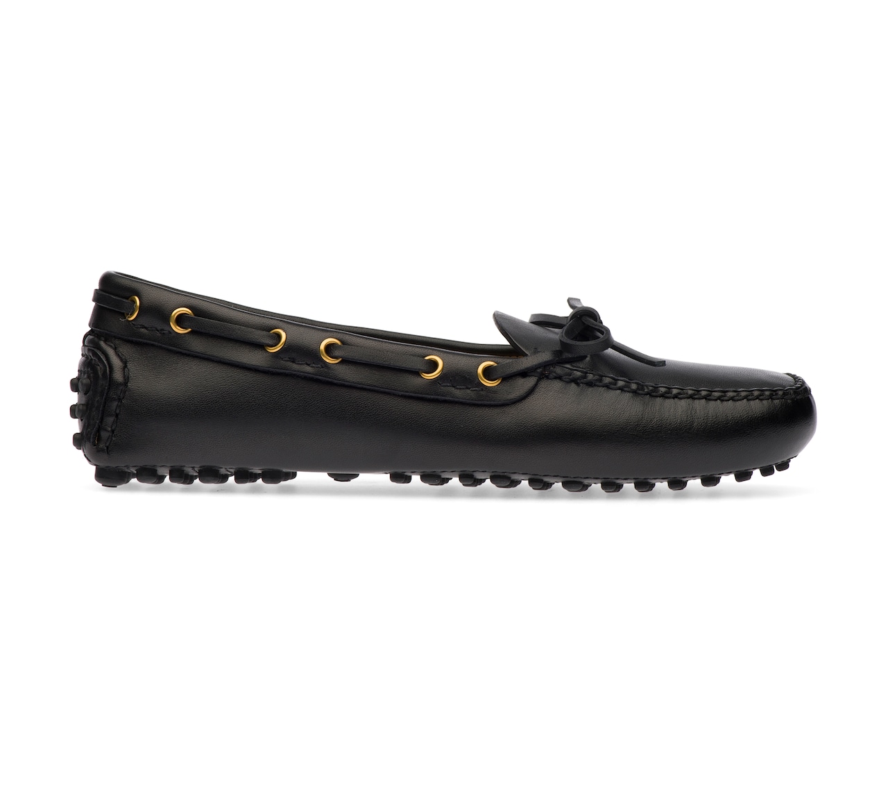 PLAIN CALF DRIVING SHOES BLACK