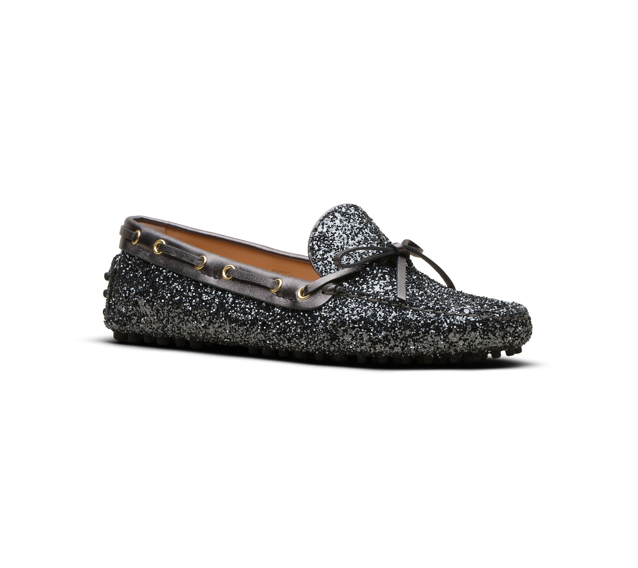GLITTER DRIVING SHOES SLATE GRAY