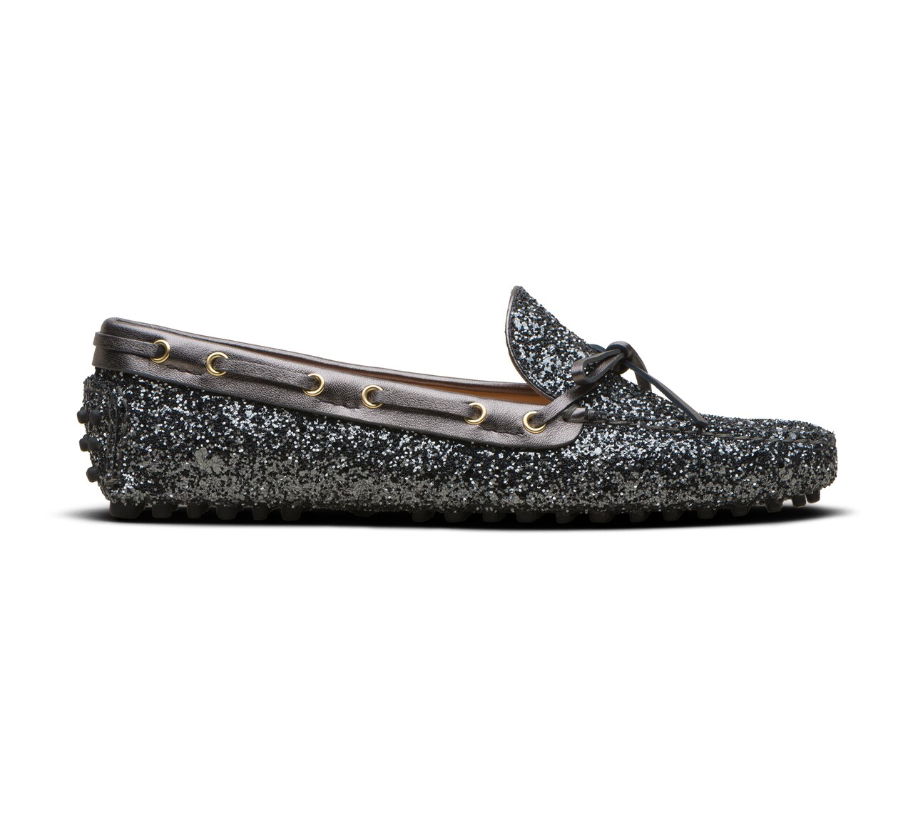GLITTER DRIVING SHOES SLATE GRAY