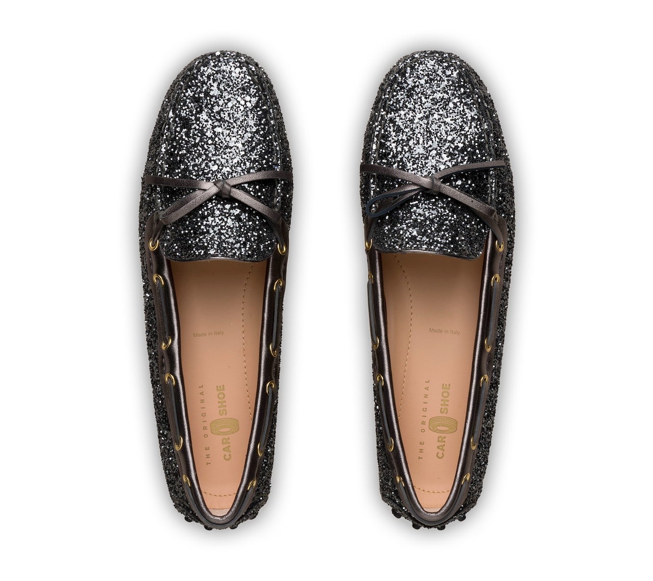 GLITTER DRIVING SHOES