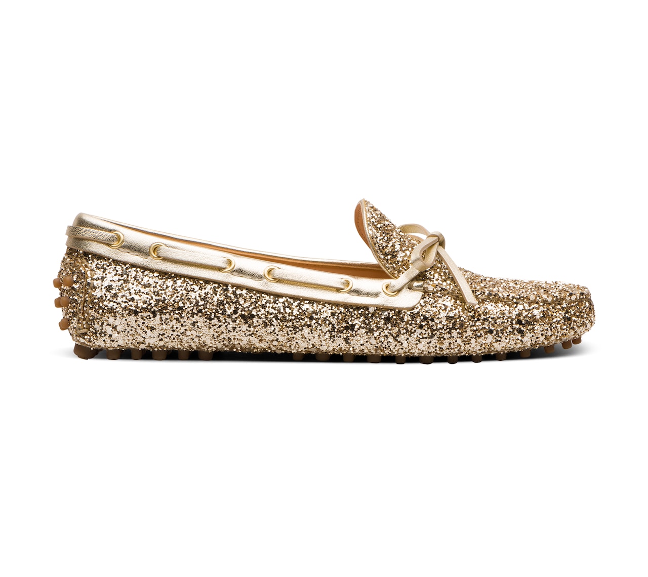 GLITTER DRIVING SHOES PYRITE