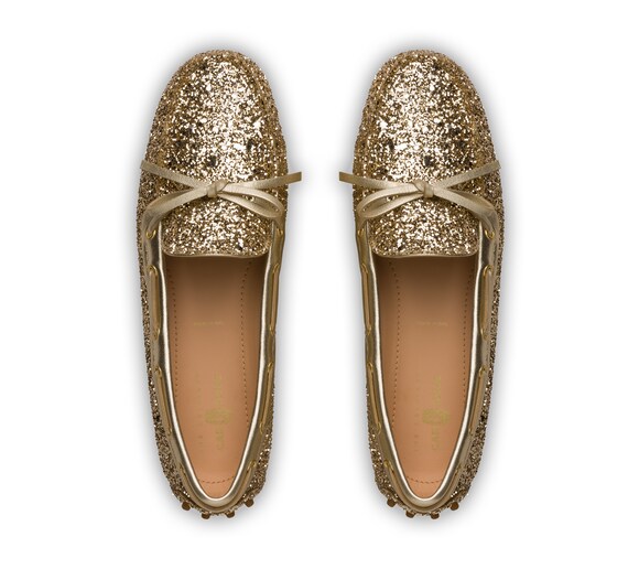 GLITTER DRIVING SHOES