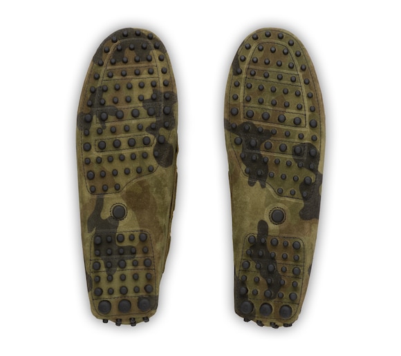 DRIVING SHOES SCAMOSCIATO CAMOUFLAGE