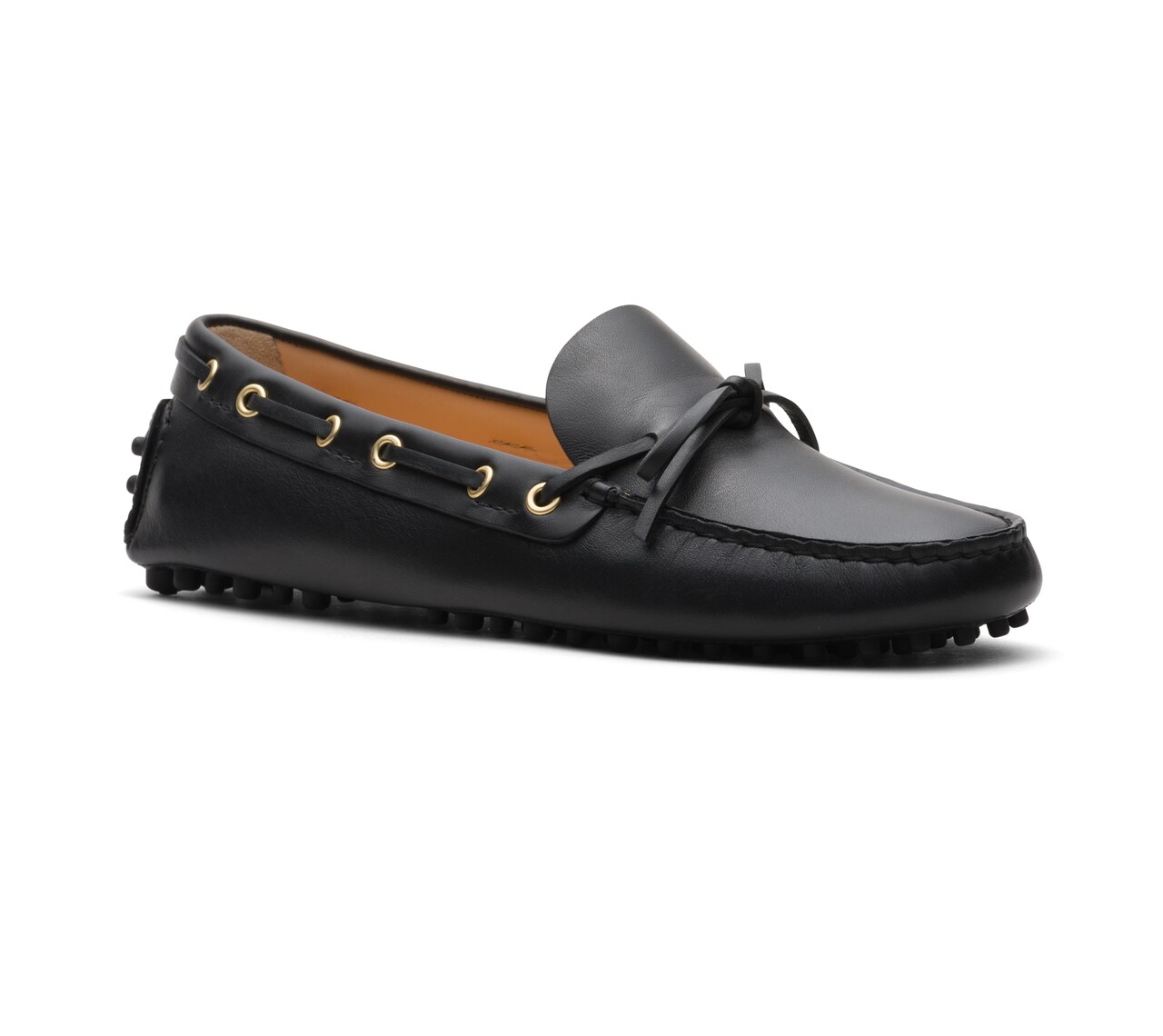 PLAIN CALF DRIVING SHOES BLACK