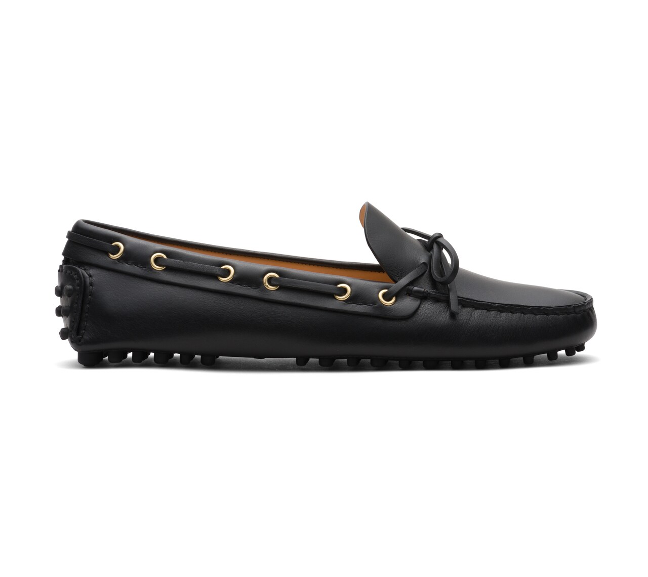 PLAIN CALF DRIVING SHOES BLACK