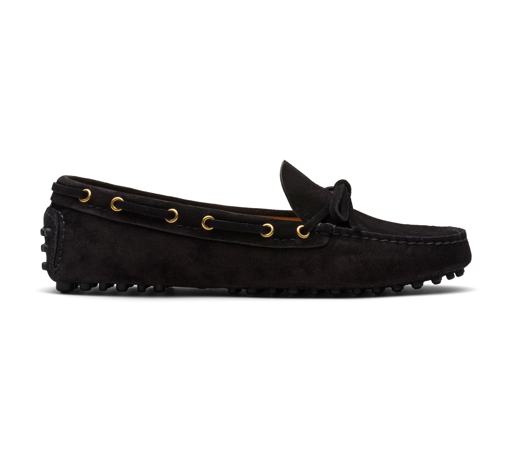 Black suede hot sale driving loafers