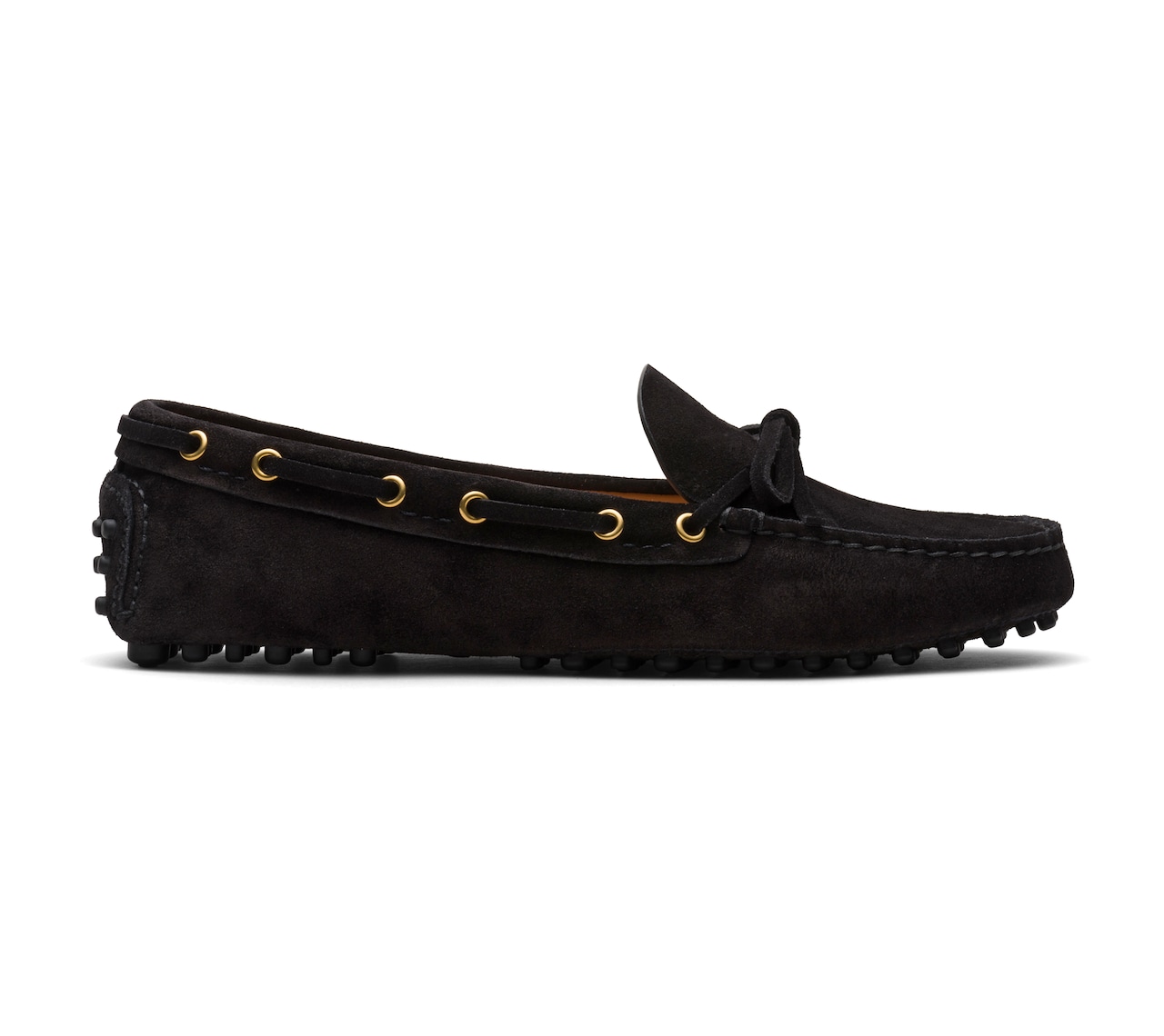 SUEDE DRIVING SHOES BLACK