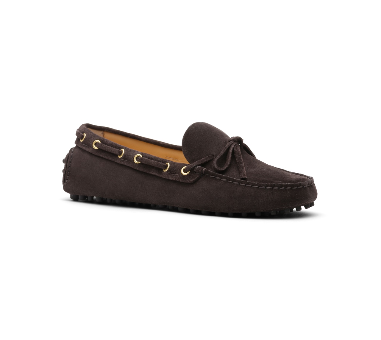 SUEDE DRIVING SHOES EBONY