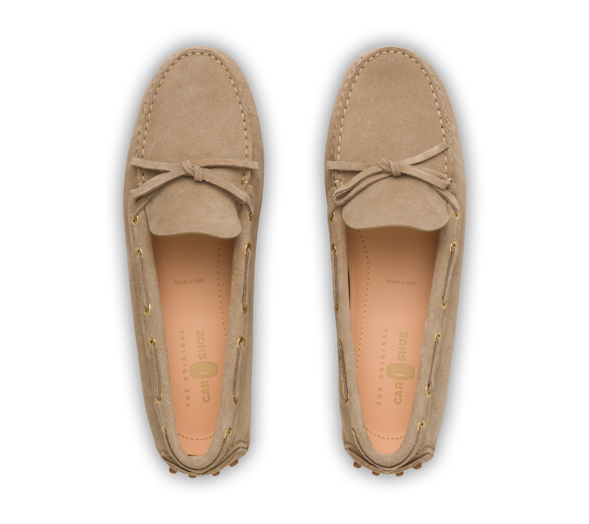 Tan suede driving shoes hot sale