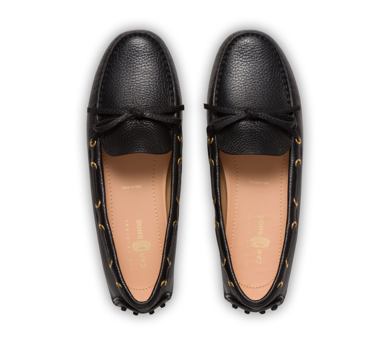 SOFT GRAINED LEATHER DRIVING SHOES