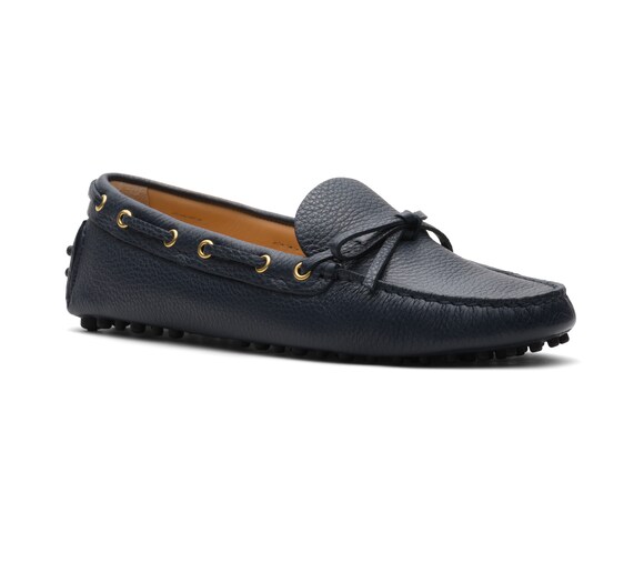 SOFT GRAINED LEATHER DRIVING SHOES