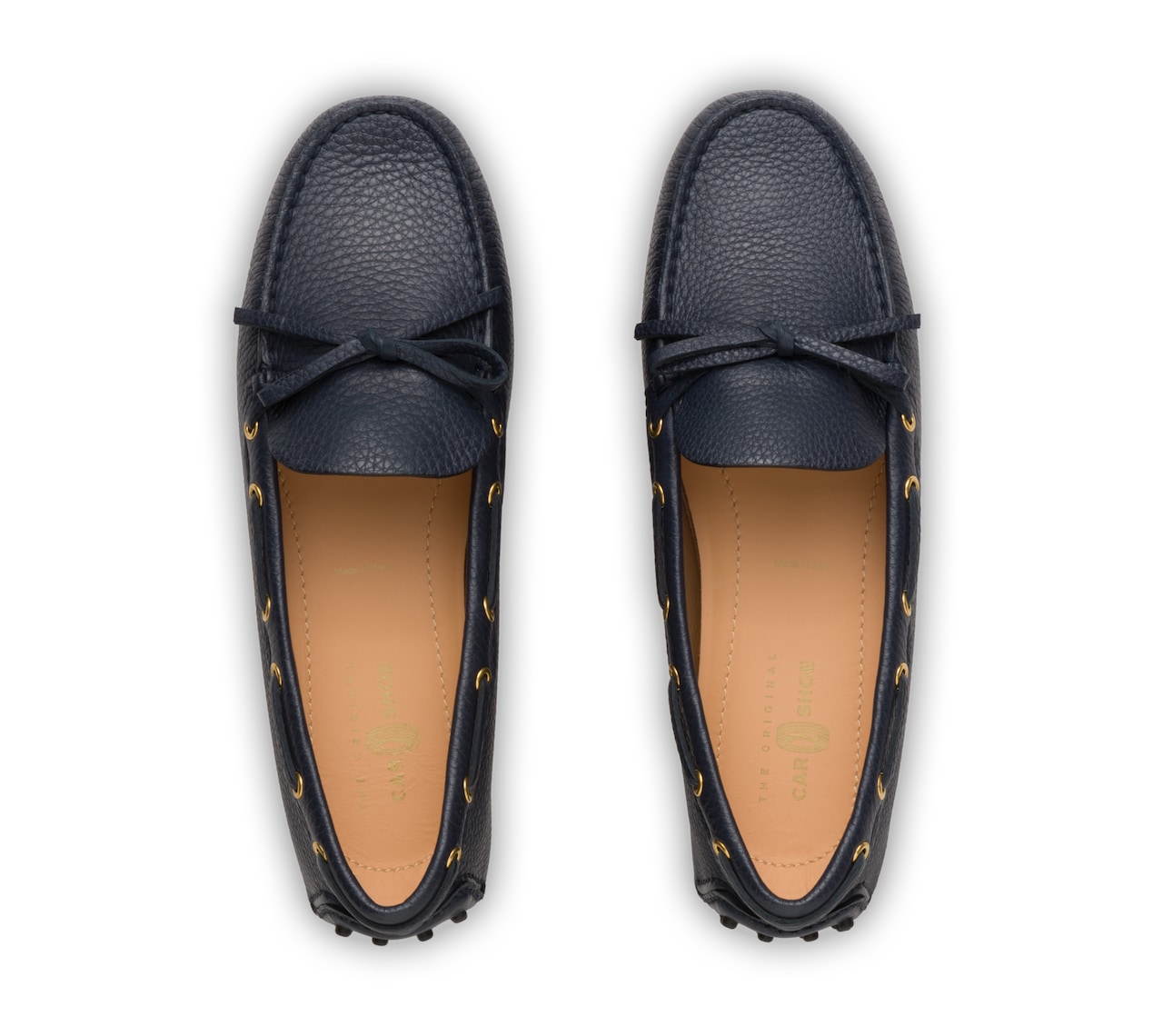 SOFT GRAINED LEATHER DRIVING SHOES