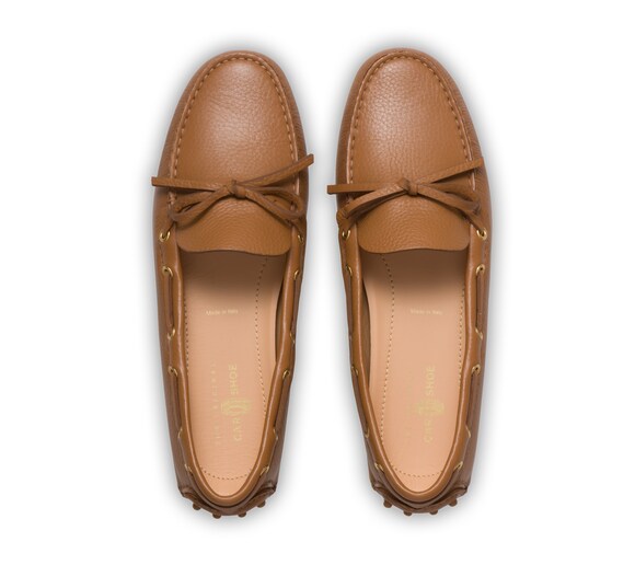 SOFT GRAINED LEATHER DRIVING SHOES