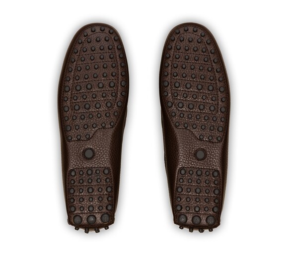 SOFT GRAINED LEATHER DRIVING SHOES