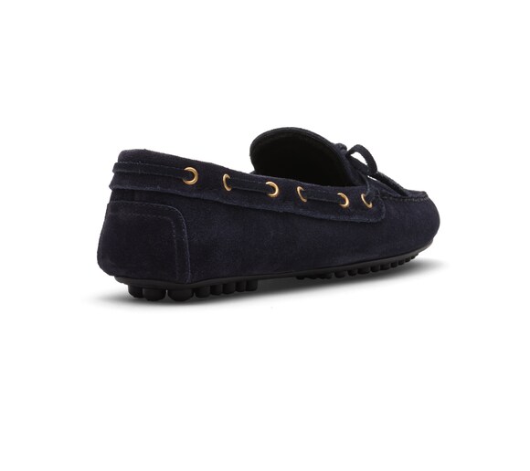 DRIVING SHOES VITELLO SCAMOSCIATO CON FODERA IN PELO