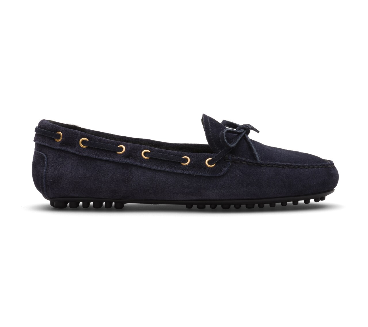 DRIVING SHOES VITELLO SCAMOSCIATO CON FODERA IN PELO