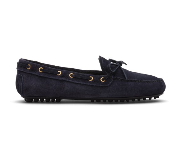 DRIVING SHOES VITELLO SCAMOSCIATO CON FODERA IN PELO