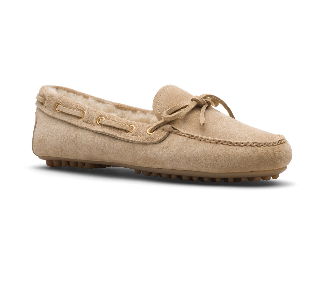 DRIVING SHOES VITELLO SCAMOSCIATO CON FODERA IN PELO