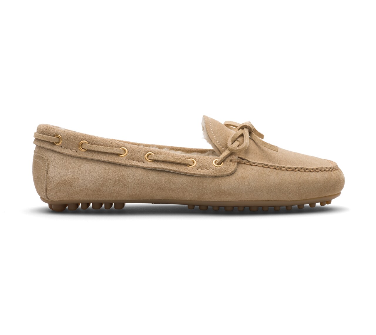 DRIVING SHOES VITELLO SCAMOSCIATO CON FODERA IN PELO