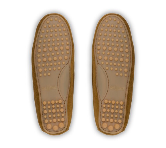 SUEDE LUX DRIVING SHOES WITH FUR LINING