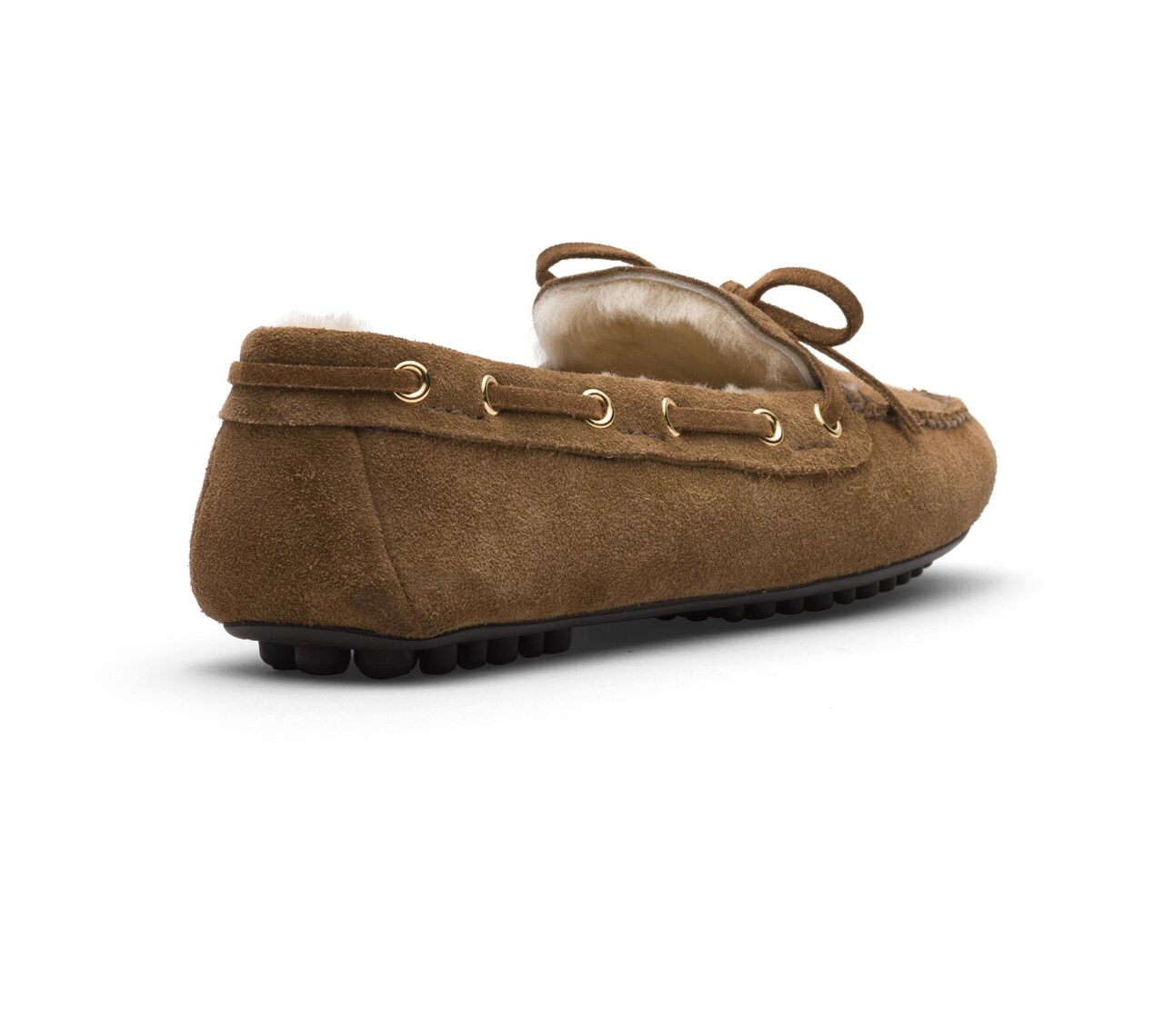 DRIVING SHOES VITELLO SCAMOSCIATO CON FODERA IN PELO