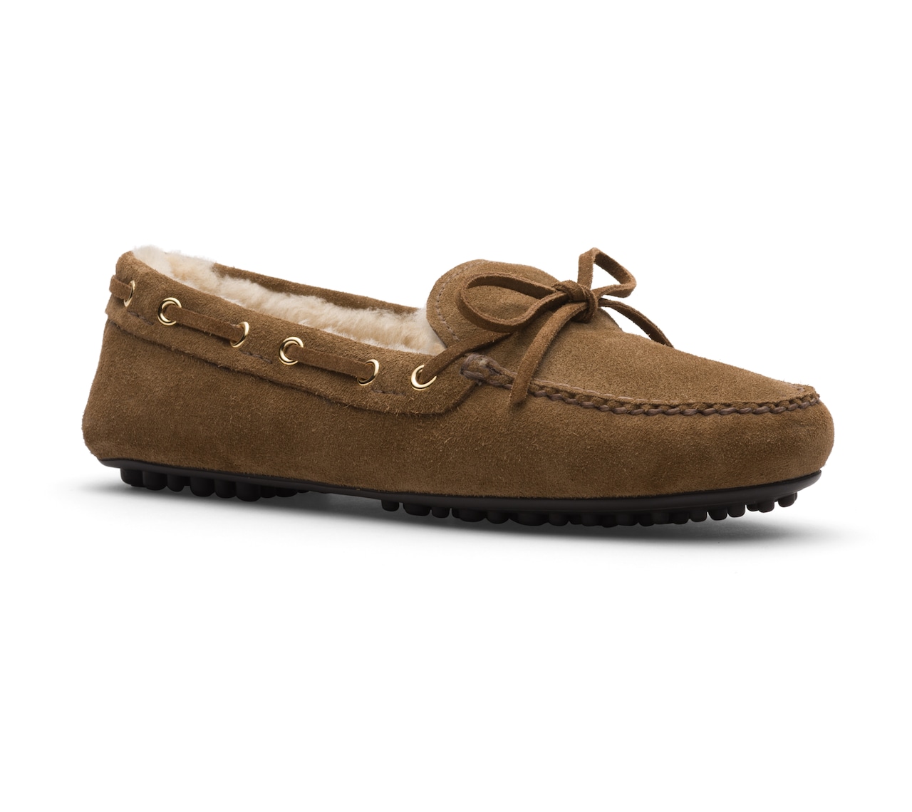 DRIVING SHOES VITELLO SCAMOSCIATO CON FODERA IN PELO SIGARO