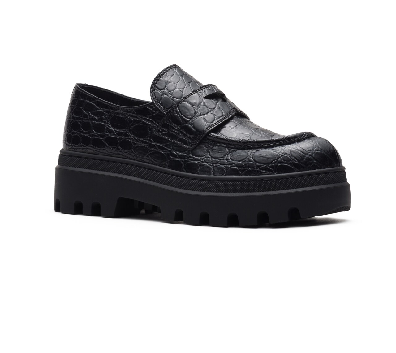 MOCCASINS CROCODILE EFFECT
