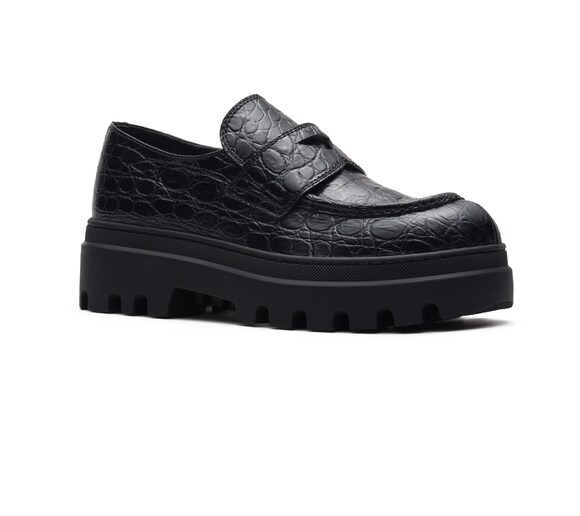 MOCCASINS CROCODILE EFFECT
