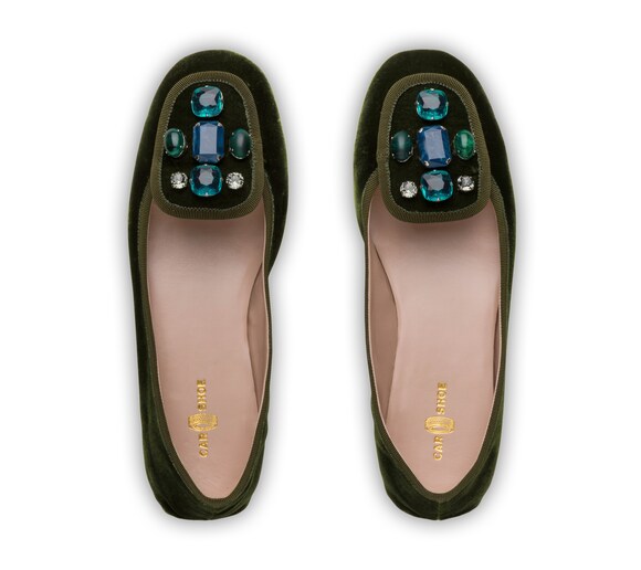 VELVET BALLERINAS