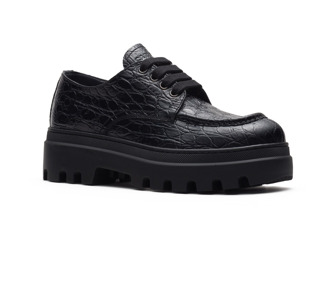 LACE-UPS CROCODILE EFFECT