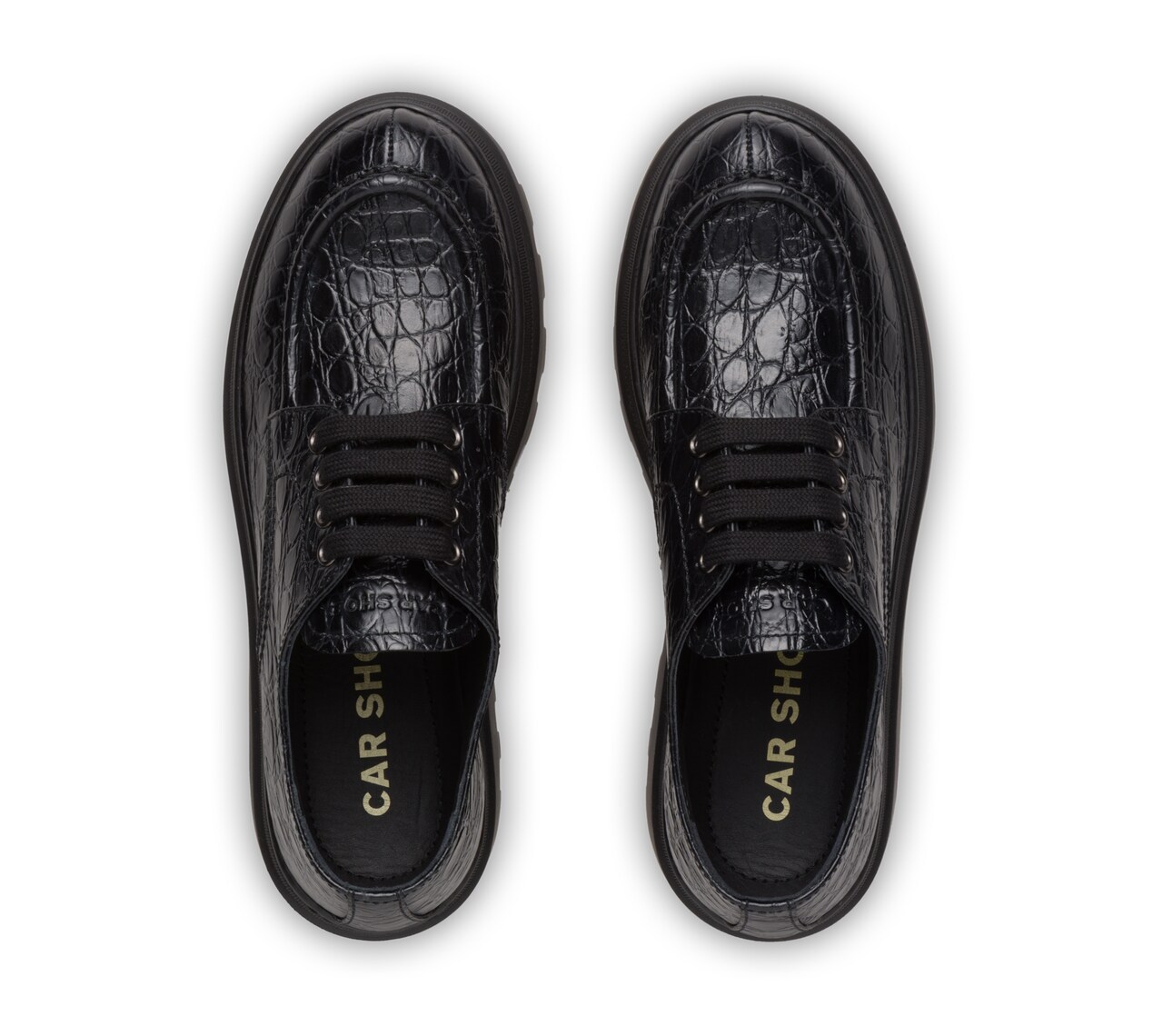 LACE-UPS CROCODILE EFFECT