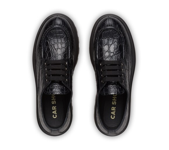 LACE-UPS CROCODILE EFFECT