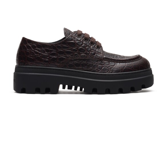 LACE-UPS CROCODILE EFFECT