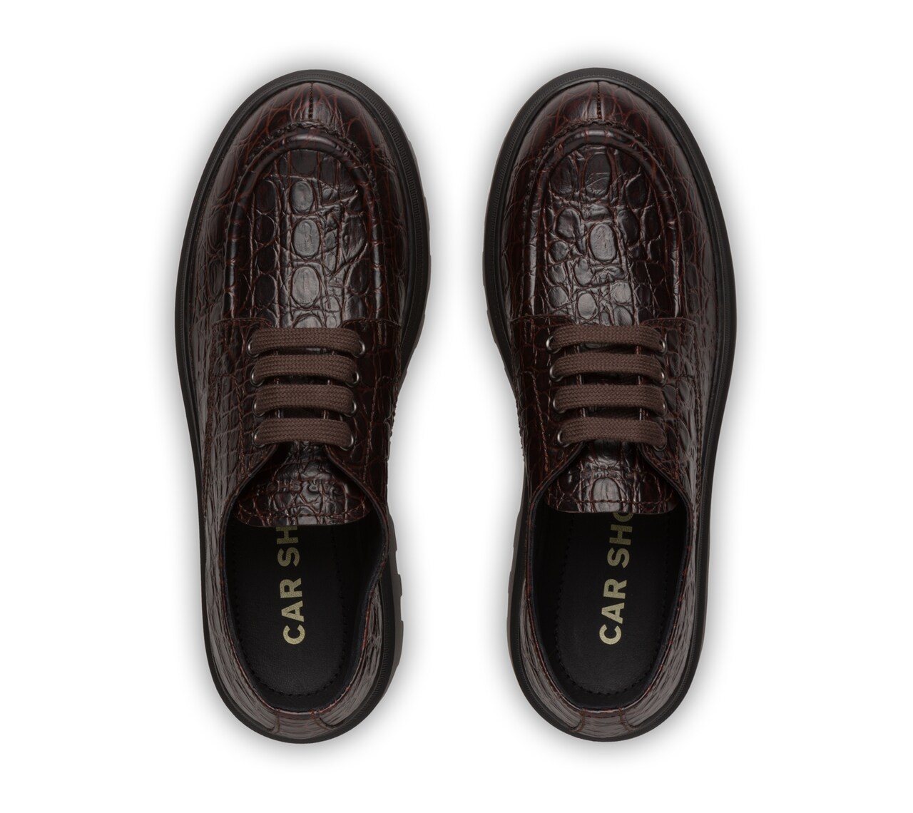 LACE-UPS CROCODILE EFFECT