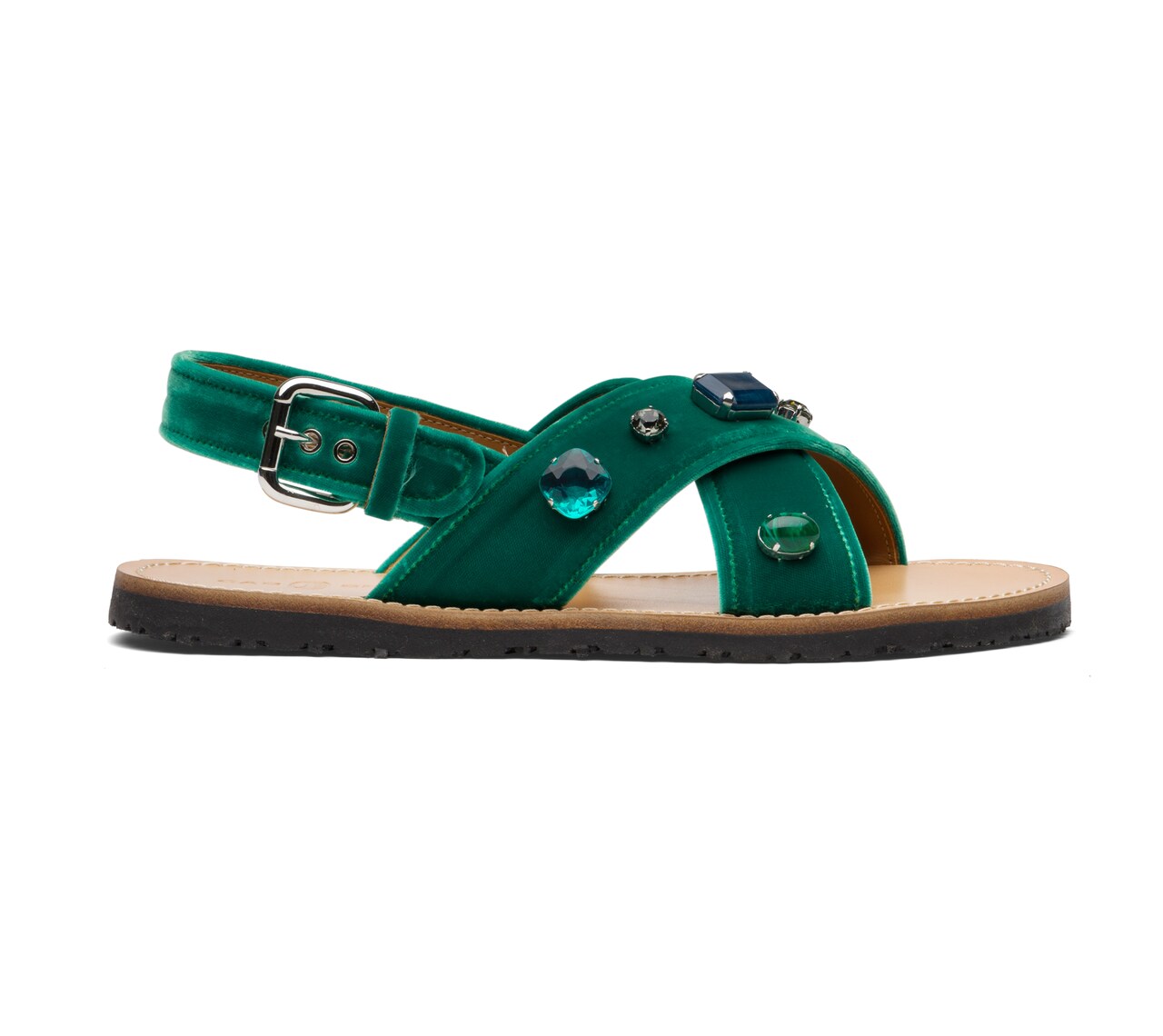 VELVET SANDALS