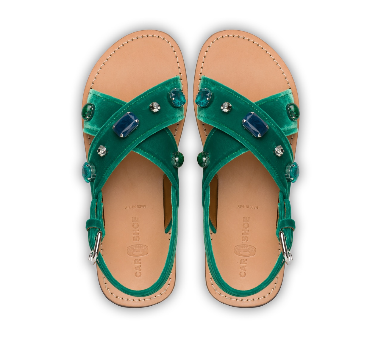 VELVET SANDALS