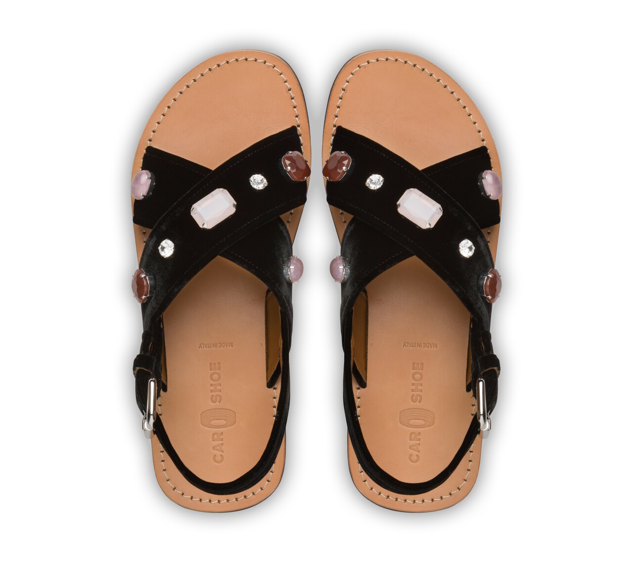 VELVET SANDALS