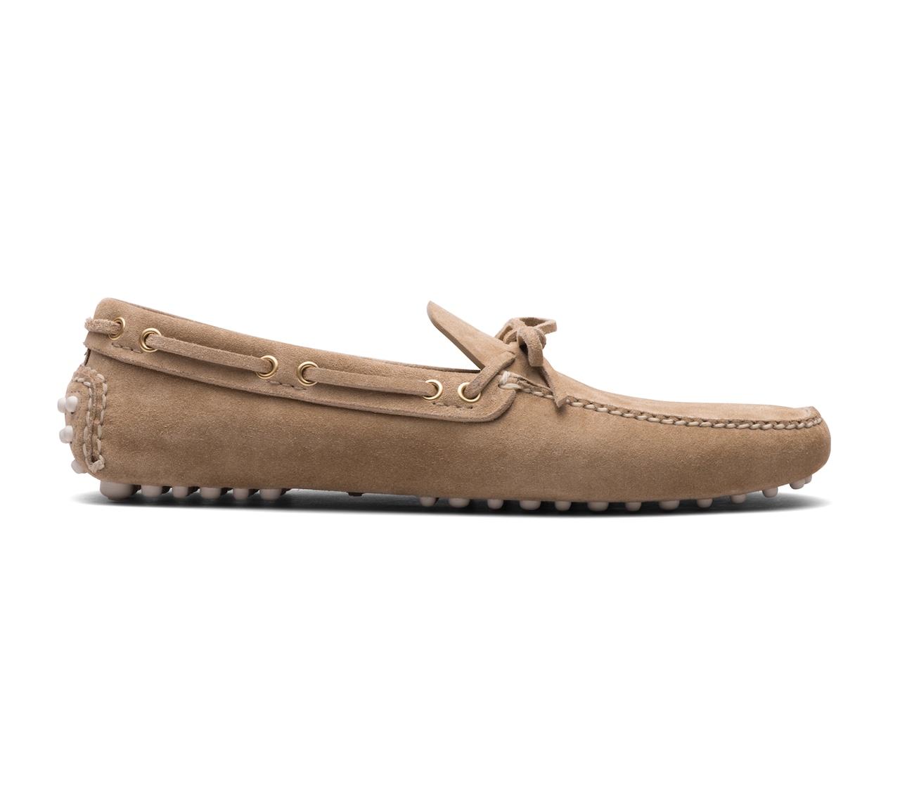 SUEDE LUX DRIVING SHOES ECRU