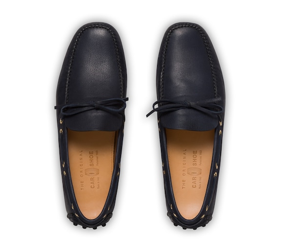 SOFT ANTIQUE GOAT LEATHER DRIVING SHOES