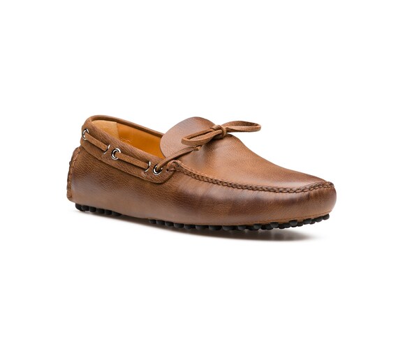 SOFT ANTIQUE GOAT LEATHER DRIVING SHOES