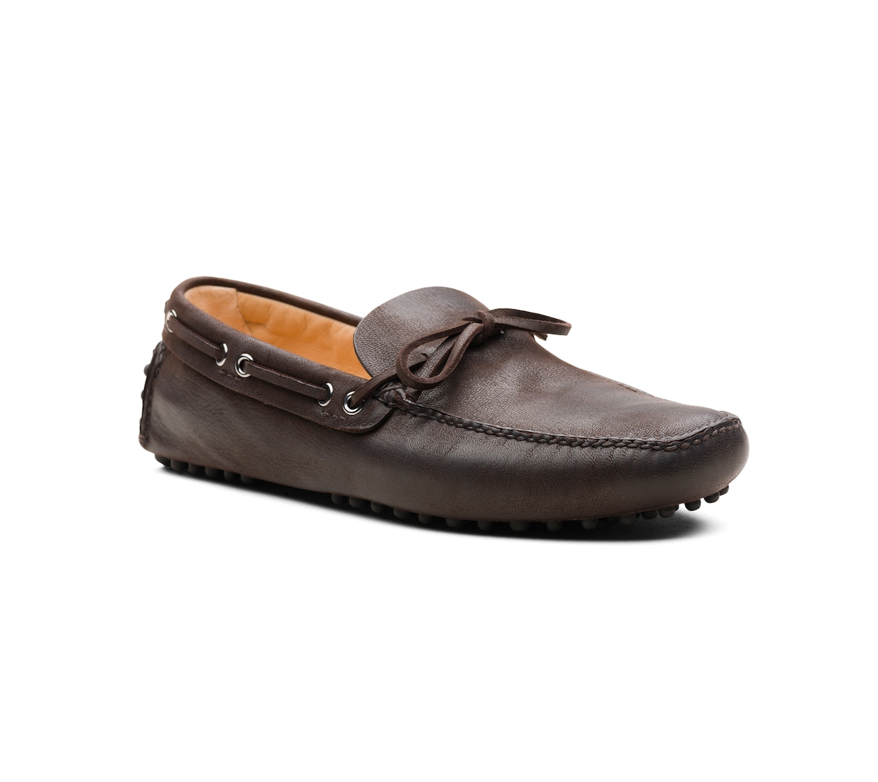 SOFT ANTIQUE GOAT LEATHER DRIVING SHOES