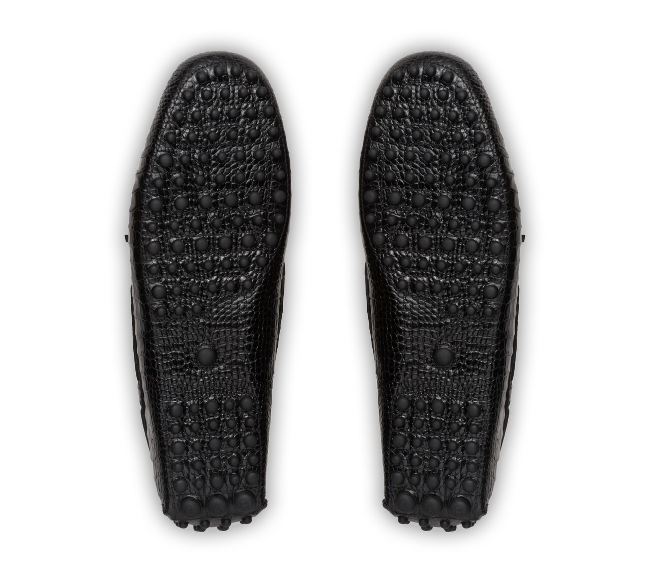 PRINT CROCODILE LEATHER DRIVING SHOES