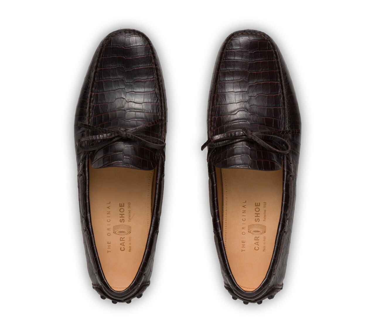 DRIVING SHOES STAMPA COCCO