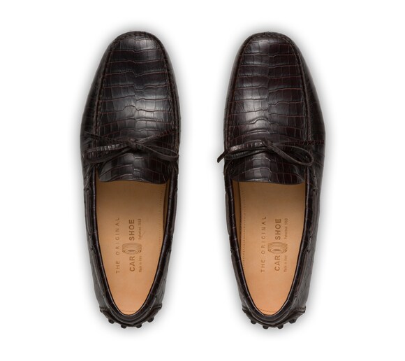 DRIVING SHOES STAMPA COCCO