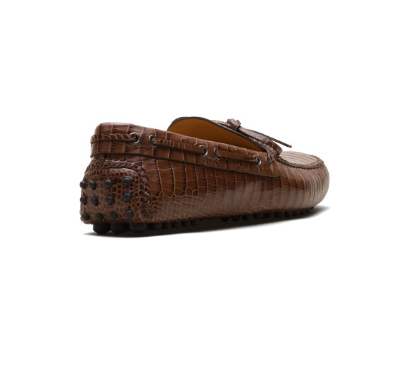 DRIVING SHOES STAMPA COCCO