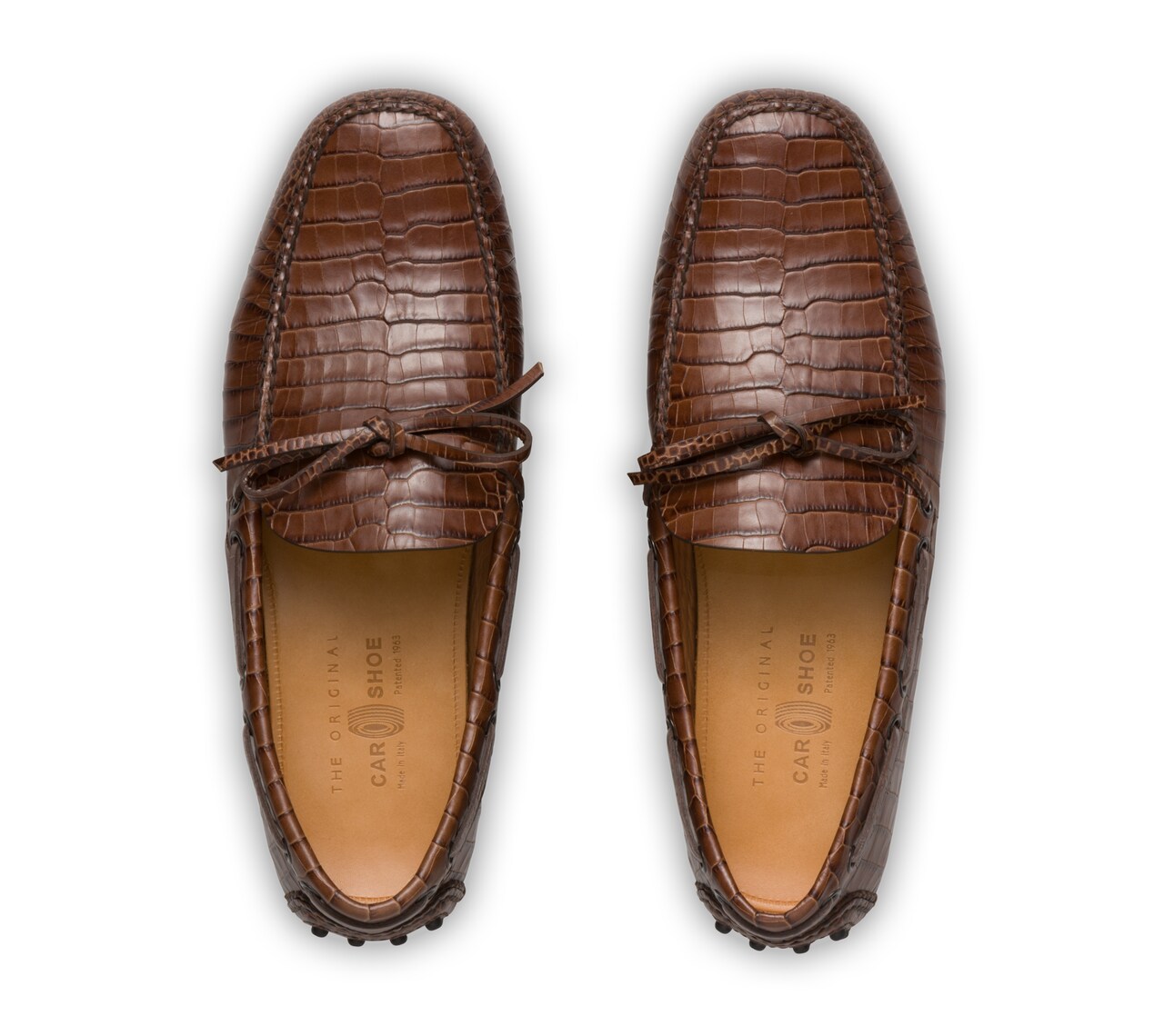 DRIVING SHOES STAMPA COCCO