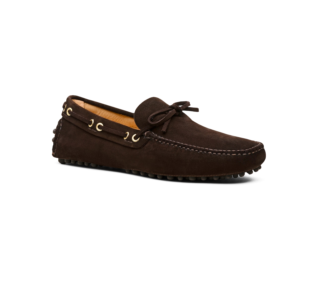 SUEDE DRIVING SHOES EBONY