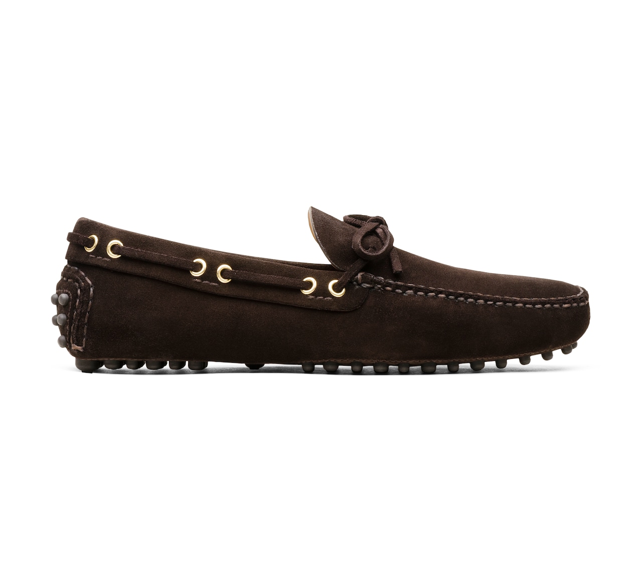 SUEDE DRIVING SHOES EBONY