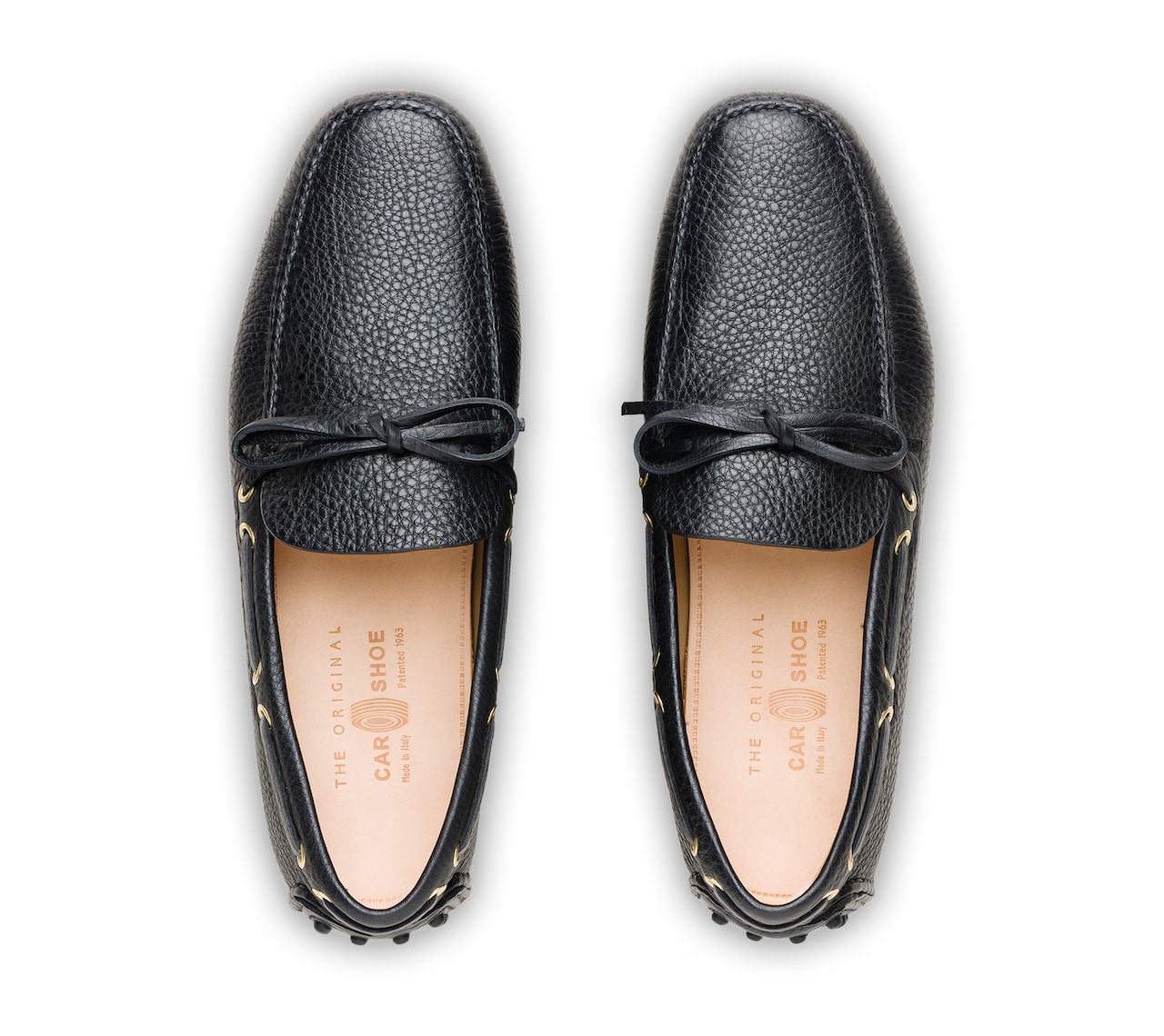 SOFT GRAINED LEATHER DRIVING SHOES